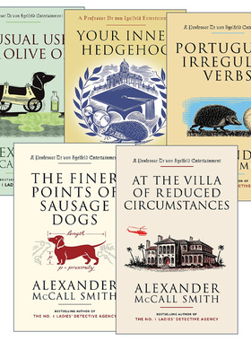 英文原版 Professor Dr Von Igelfeld Entertainment 冯 伊格费尔德教授轶事系列5册 Alexander McCall Smith 英文版 进口英语书籍