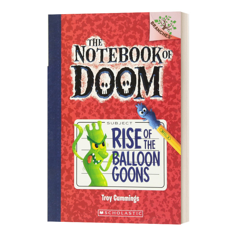 英文原版 The Notebook of Doom #1 Rise Of The Balloon Goons 毁灭笔记1 儿童读物 学乐大树系列 英文版 进口英语原版书籍