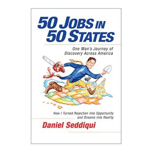 传记 爱上打工探索之旅 英文原版 Daniel 进口英语原版 英文版 Jobs 书籍 States Seddiqui 50周壮游50州