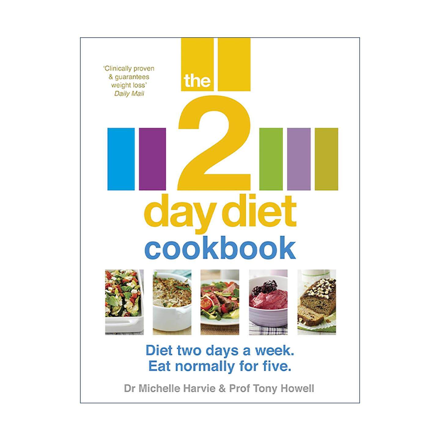 英文原版 The 2-Day Diet Cookbook 2天饮食法配套食谱 特定营养组合的5:2轻断食 英文版 进口英语原版书籍