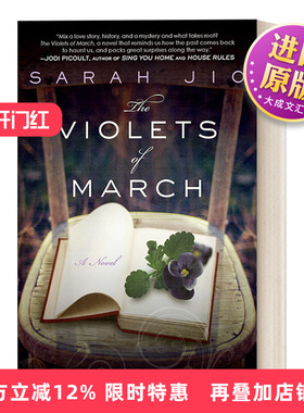 英文原版 The Violets of March 三月的紫罗兰 女性小说 纽约时报畅销书作者Sarah Jio 英文版 进口英语原版书籍
