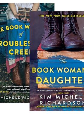 英文原版 The Book Woman of Troublesome Creek 麻烦溪的书女2册 女性小说 Kim Michele Richardson 英文版 进口英语原版书籍
