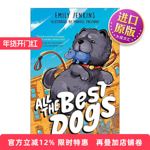 英文原版 All the Best Dogs 所有很好的狗狗 儿童动物小说 玩具历险记作者艾米莉·杰肯斯 精装 英文版 进口英语原版书籍