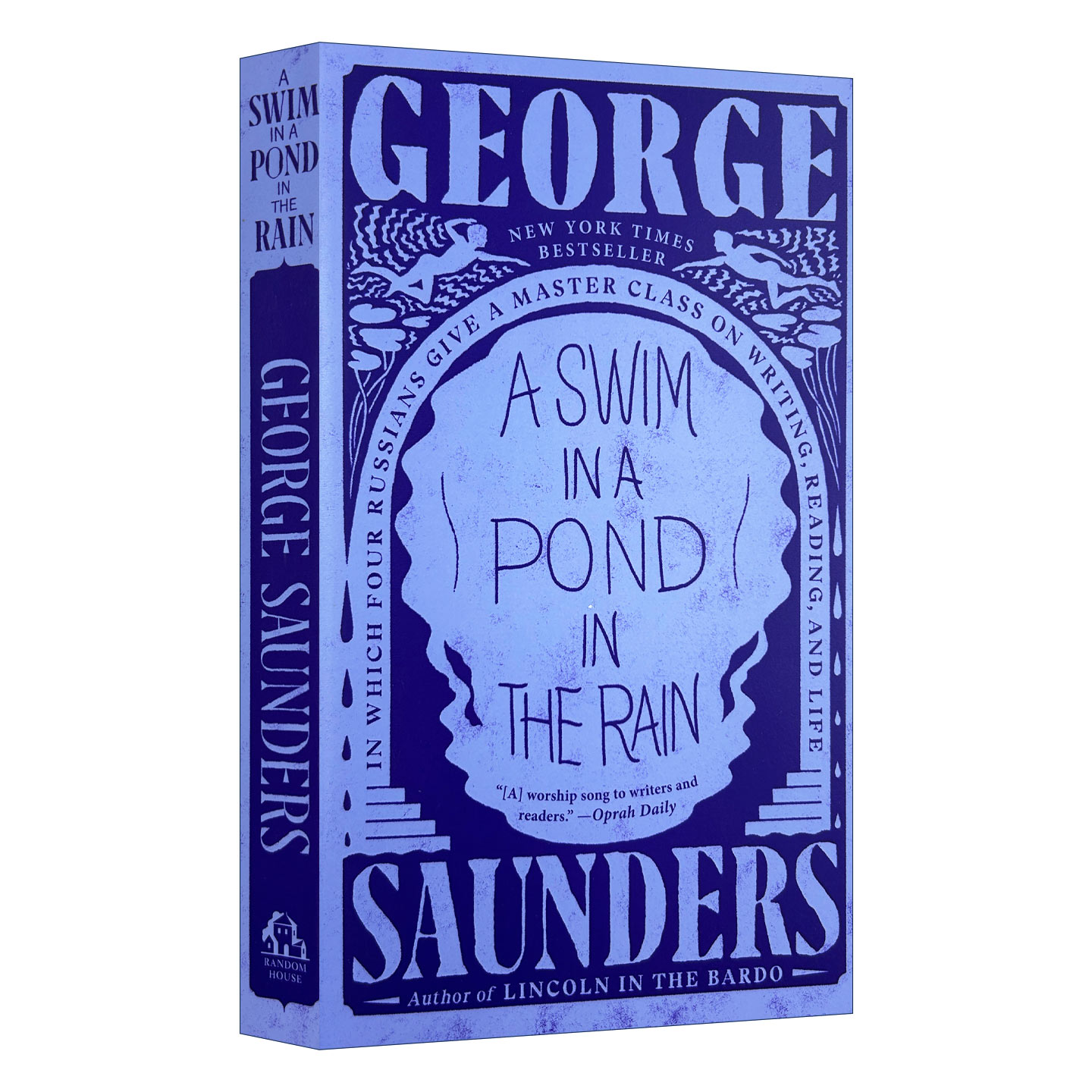 英文原版 A Swim in a Pond in the Rain 在雨中的池塘游泳 纽约时报畅销书 布克奖获得者George Saunders 英文版 进口英语书籍