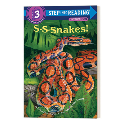 英文原版 Step into Reading 3 S-S-snakes 印度巨蛇 英文版 进口英语原版书籍