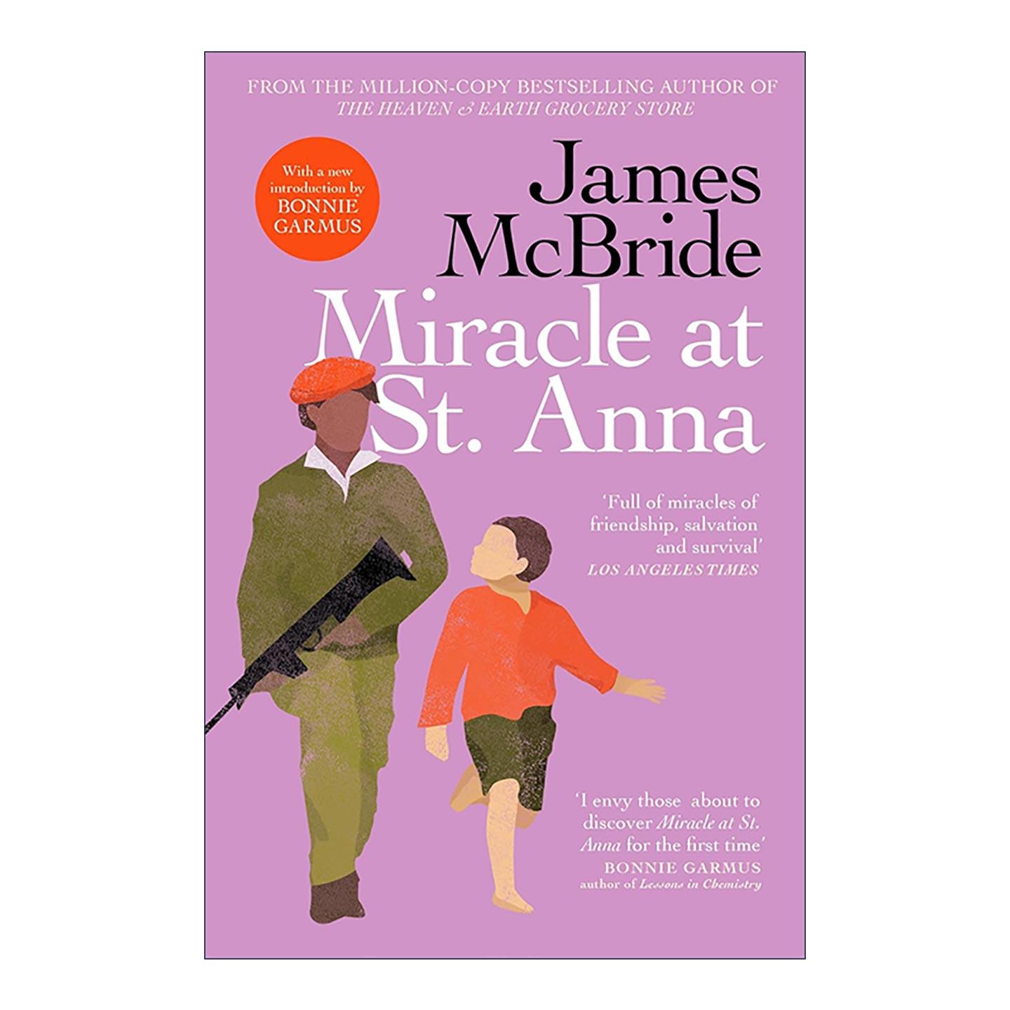 英文原版 Miracle at St. Anna 圣安娜的奇迹 历史战争小说 上帝鸟作者詹姆斯·麦克布莱德 英文版 进口英语原版书籍