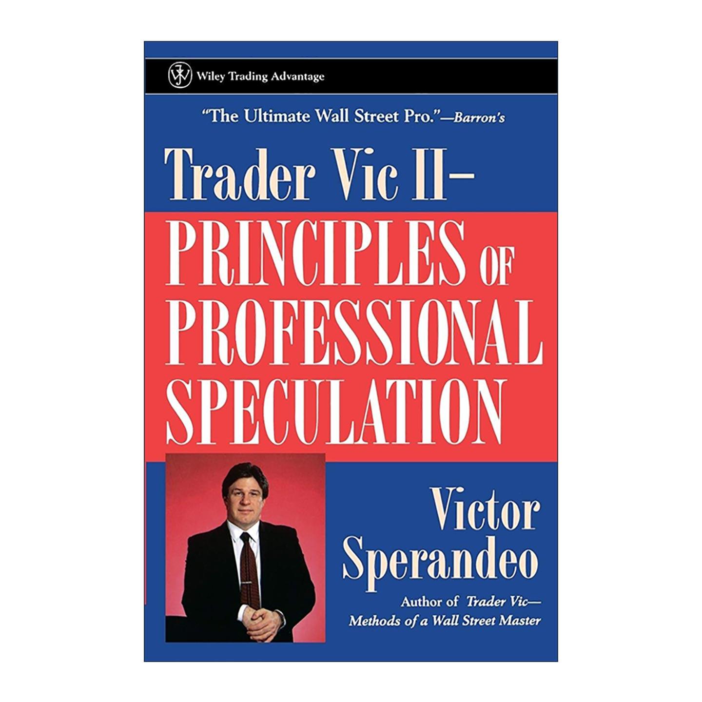 英文原版 Trader Vic II 专业投机原理2 华尔街终结者维克多斯波朗迪 英文版 进口英语原版书籍