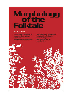 英文原版 Morphology of the Folktale 故事形态学 弗拉基米尔·雅可夫列维奇·普罗普 英文版 进口英语原版书籍