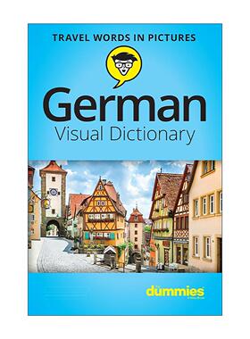 原版 German Visual Dictionary for Dummies 德语图解辞典 进口原版书籍
