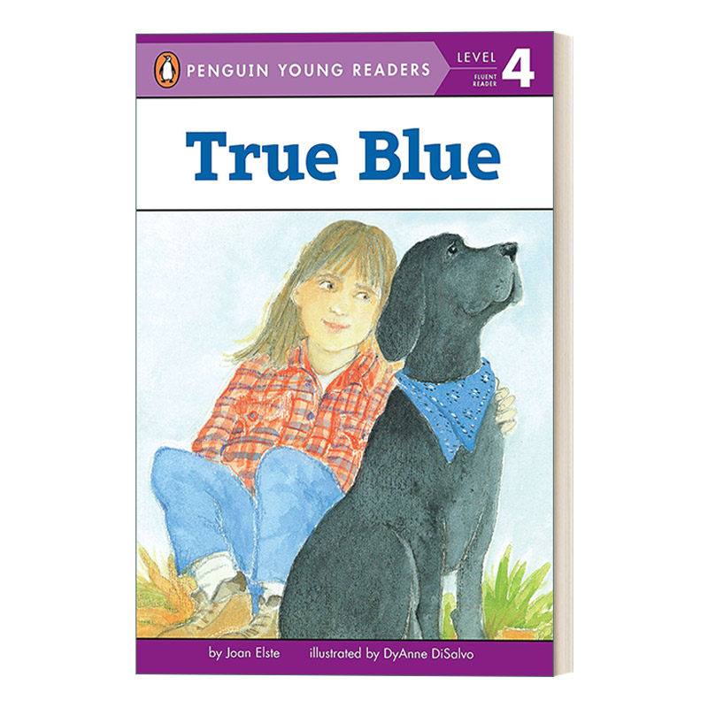 英文原版 true blue - penguin young readers level 4 企鹅青少分级