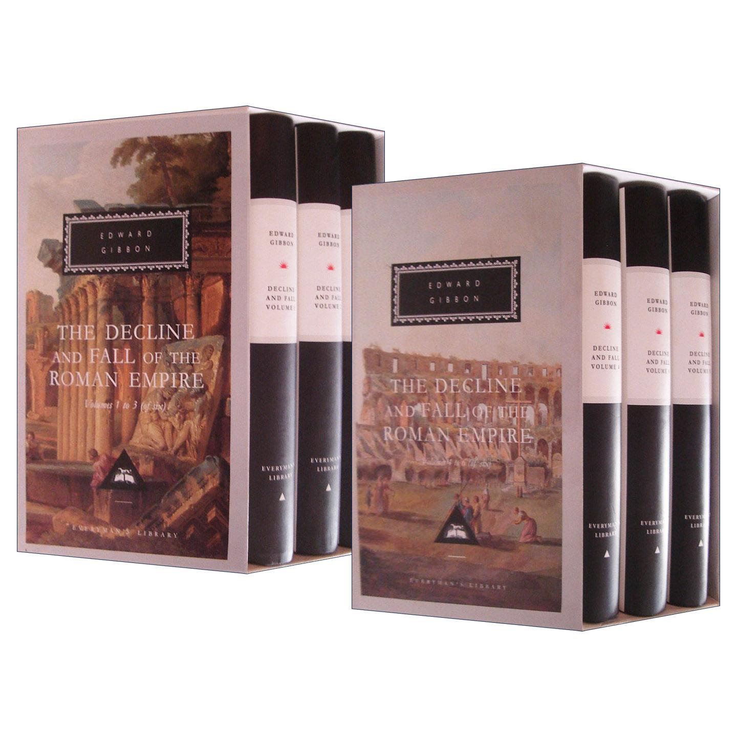 英文原版 Decline And Fall Of The Roman Empire 罗马帝国衰亡史1-6册精装 爱德华·吉本 英文版 进口英语原版书籍