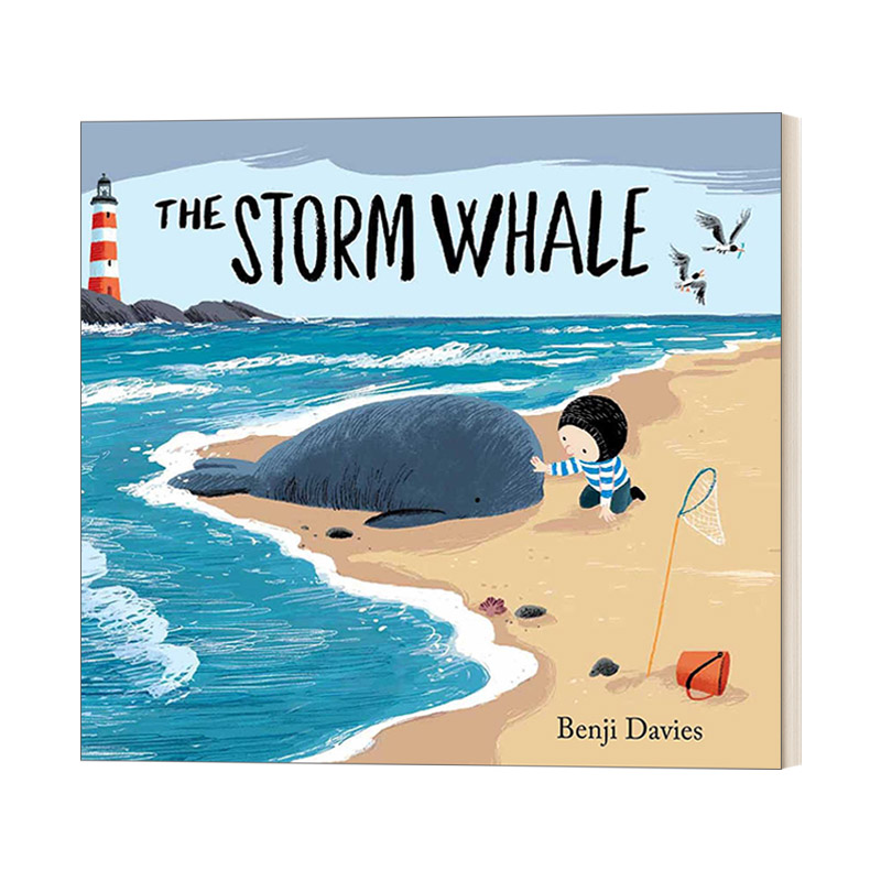 英文原版绘本 The Storm Whale 那天来的鲸鱼 班吉戴维斯绘本Benji Davies 英文版 进口英语原版书籍