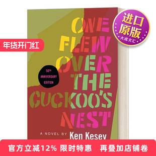 英文原版小说 One Flew Over the Cuckoo's Nest 50th Anniversary Edition 飞越疯人院 50周年纪念版 英文版 进口英语原版书籍