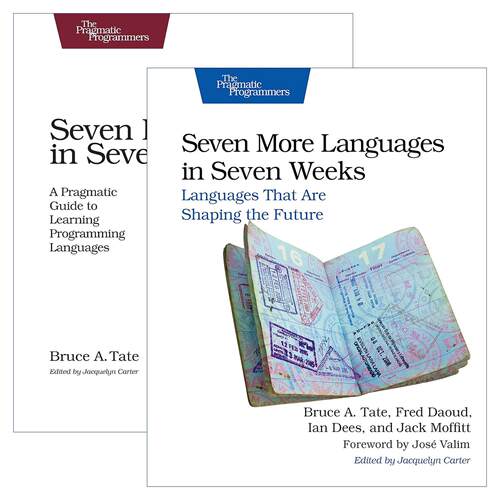 英文原版 Seven Languages in Seven Weeks 七周七语言系列2册 Bruce A. Tate泰特 英文版 进口英语原版书籍
