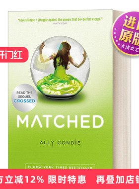英文原版小说 Matched Matched trilogy 01 完美三部曲1 华丽窒息 纽约时报畅销青少年科幻小说 Ally Condie 英文版 进口英语书籍
