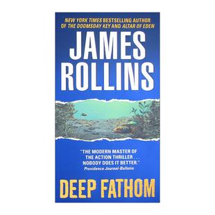 深海之谜 冒险惊悚小说 进口英语原版 Deep 书籍 英文版 Fathom Rollins 英文原版 James