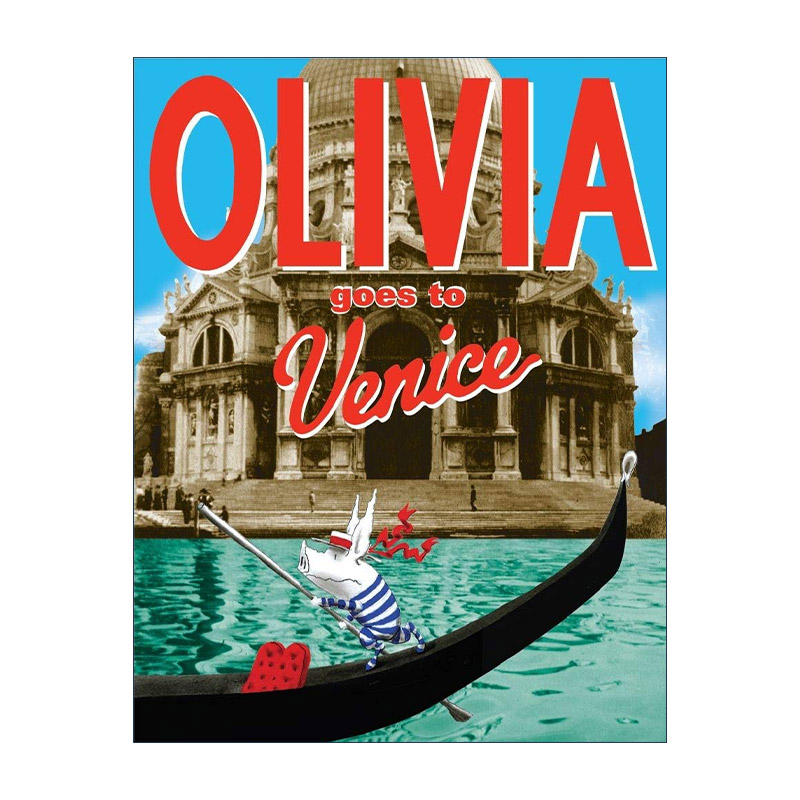 英文原版 Olivia Goes to Venice 奥莉薇游威尼斯 精装绘本 英文版 进口英语原版书籍