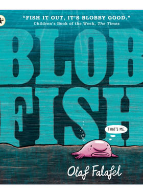 英文原版 Blobfish 水滴鱼 儿童动物绘本 英文版 进口英语原版书籍