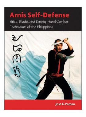 英文原版 Arnis Self-Defense 菲律宾武术自卫指南 棍棒 刀和空手格斗技术 英文版 进口英语原版书籍