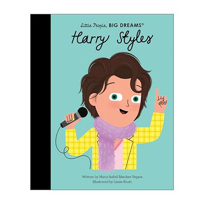 英文原版 Little People Big Dreams Harry Styles 小人物大梦想儿童精装绘本 哈里·斯泰尔斯 英国男歌手 One Direction 英文版