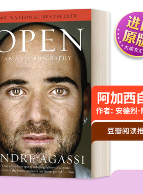 英文原版 Open An Autobiography 阿加西自传 豆瓣阅读 Andre Agassi 安德烈阿加西 英文版 进口英语原版书籍