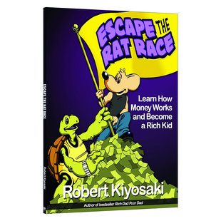 英文原版Rich Dad's Escape from the Rat Race 富爸爸穷爸爸 漫画版 如何听从富爸爸的建议成为一个富有的孩子 进口英语原版书籍
