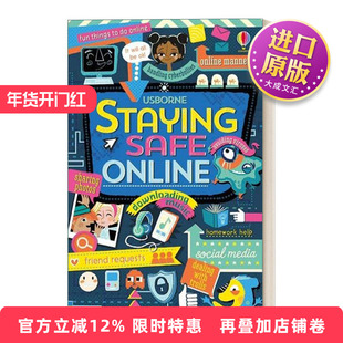 英文原版 Staying Safe Online 网络安全小手册 尤斯伯恩少儿科普 英文版 进口英语原版书籍