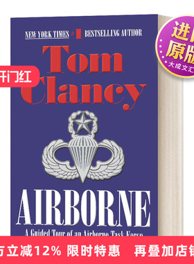 英文原版小说 Airborne Tom Clancy's Military Referenc Book 5 空降兵之旅 一个空降特遣部队的导游 英文版 进口英语原版书籍