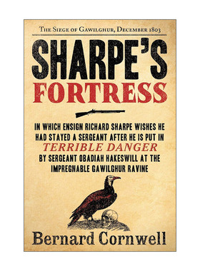 英文原版 Sharpe's Fortress 沙普的堡垒 1803维尔加尔之围 影视原著 英文版 进口英语原版书籍