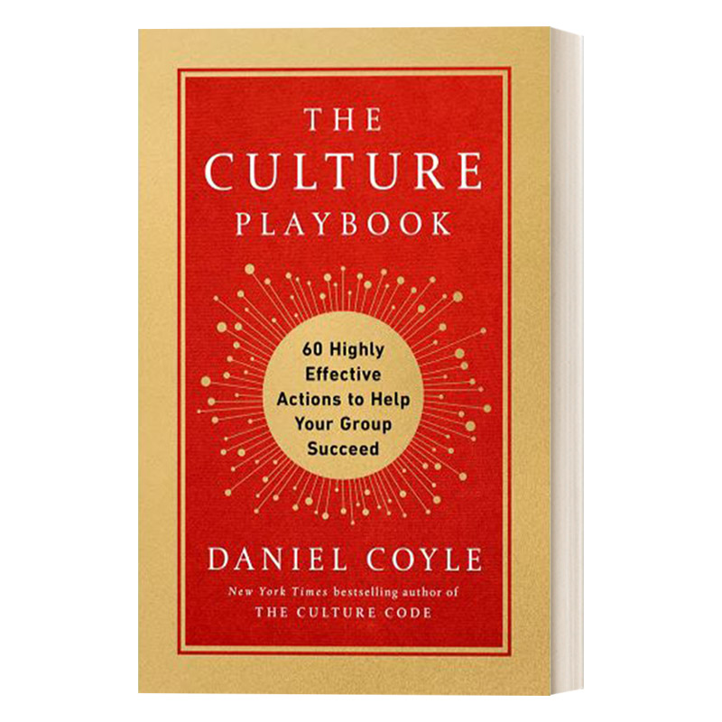 英文原版 The Culture Playbook 文化攻略 帮助你的团队成功的60个高效行动 商业管理 Daniel Coyle 英文版 进口英语书籍