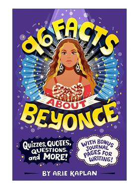 英文原版 96 Facts About Beyoncé 关于碧昂丝的96件事 儿童传记 Arie Kaplan 英文版 进口英语原版书籍