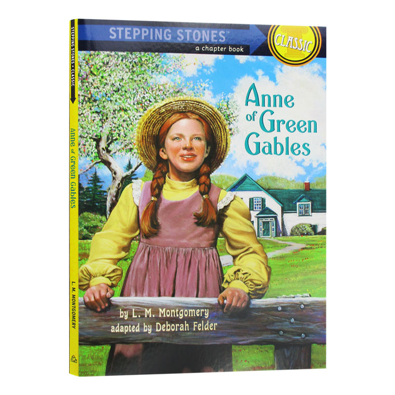 绿山墙的安妮 英文原版 Anne of Green Gables Stepping Stones Books Classic  英文版 进口原版书籍