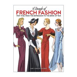 從大蕭條到戰爭邊緣 英文版 書籍 英文原版 法國時尚 Fashion 進口英語原版 1929 French 十年 1938 Decade 復古服飾設計