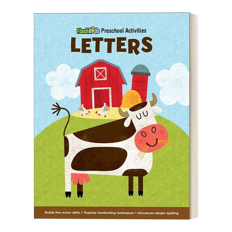 英文原版 letters 学前技能练习册 字母 flash kids preschool activi