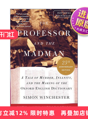 英文原版 The Professor and the Madman 教授与疯子 牛津英语词典诞生记 25周年版 西蒙温彻斯特 英文版 进口英语原版书籍