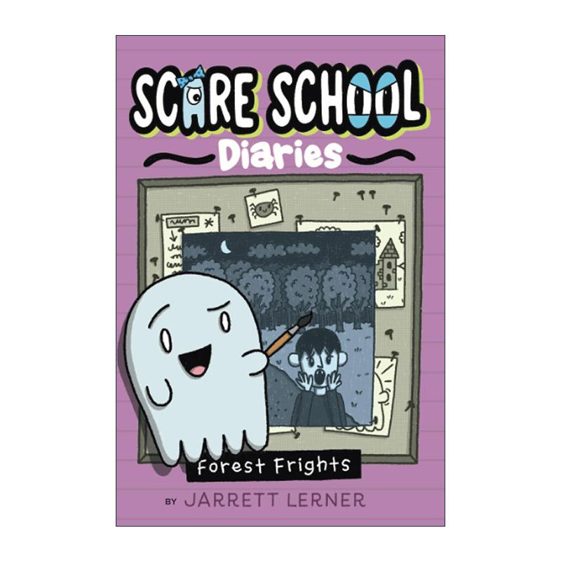 英文原版 Forest Frights 恐惧森林 惊吓学校日记2 捣蛋鬼巴什 章节书 英文版 进口英语原版书籍