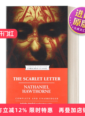 英文原版 The Scarlet Letter 红字 Enriched Classics系列 英文版 进口英语原版书籍