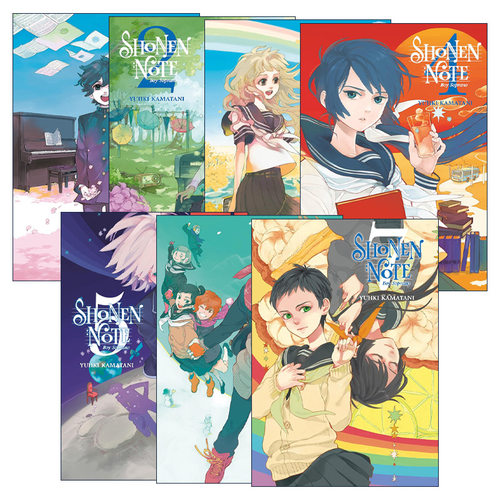 英文原版 Shonen Note Boy Soprano 少年笔记系列1-7册 少年乐谱 治愈系漫画 隐之王作者镰谷悠希 讲谈社 英文版 进口英语原版书籍