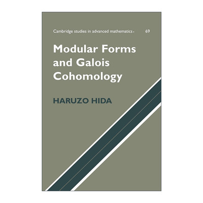 英文原版 Modular Forms and Galois Cohomology 模形式与伽罗瓦上同调 剑桥高等数学研究系列 英文版 进口英语原版书籍