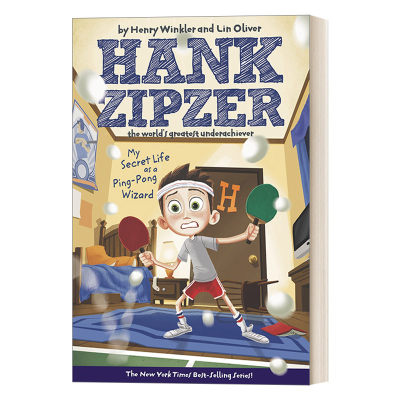 英文原版 Hank Zipzer 09 My Secret Life as a Ping-Pong Wizard 汉克历险记9 成为乒乓球奇才的秘密生活 Henry Winkler