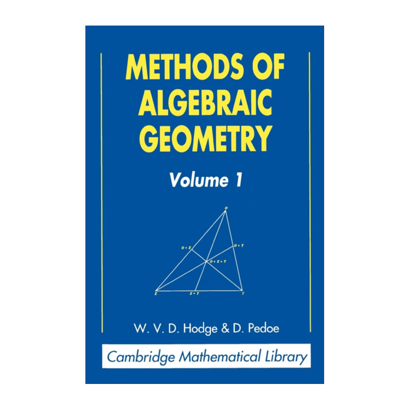 英文原版 Methods of Algebraic Geometry 代数几何方法 卷一 剑桥数学图书馆系列 英文版 进口英语原版书籍