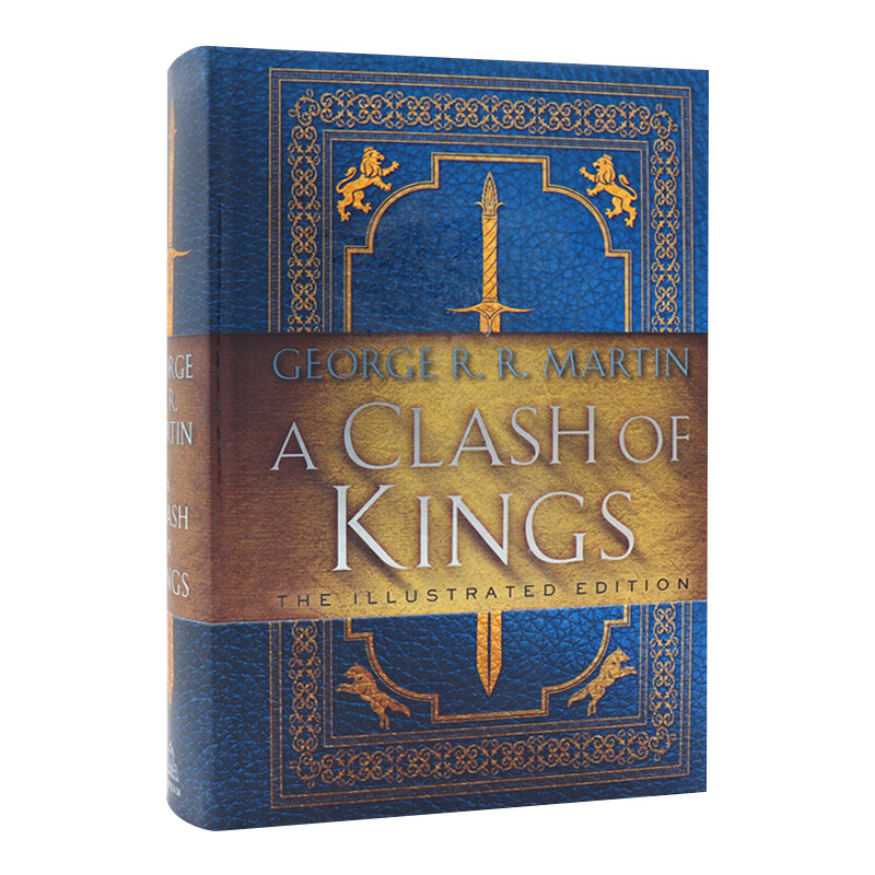 英文原版小说 A Clash of Kings The Illustrated Edition冰与火之歌2列王的纷争精装插图版权力的游戏英文版进口英语书籍