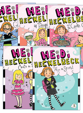 英文原版 Heidi Heckelbeck 小女巫海蒂系列1-5册 儿童章节桥梁书 校园故事 英文版 进口英语原版书籍