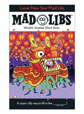英文原版 Lunar New Year Mad Libs 农历新年故事 疯狂填词游戏 英文版 进口英语原版书籍
