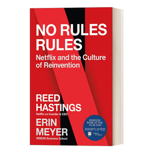 英文原版 No Rules Rules 不拘一格 网飞的自由与责任工作法 里德·哈斯廷斯 英文版 进口英语原版书籍