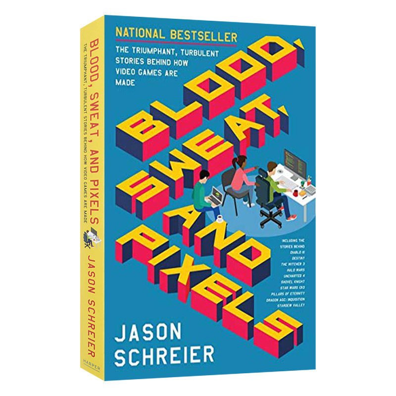 鲜血 汗水和像素 一场从未被讲述的视频游戏大战 英文版 进口英语原版