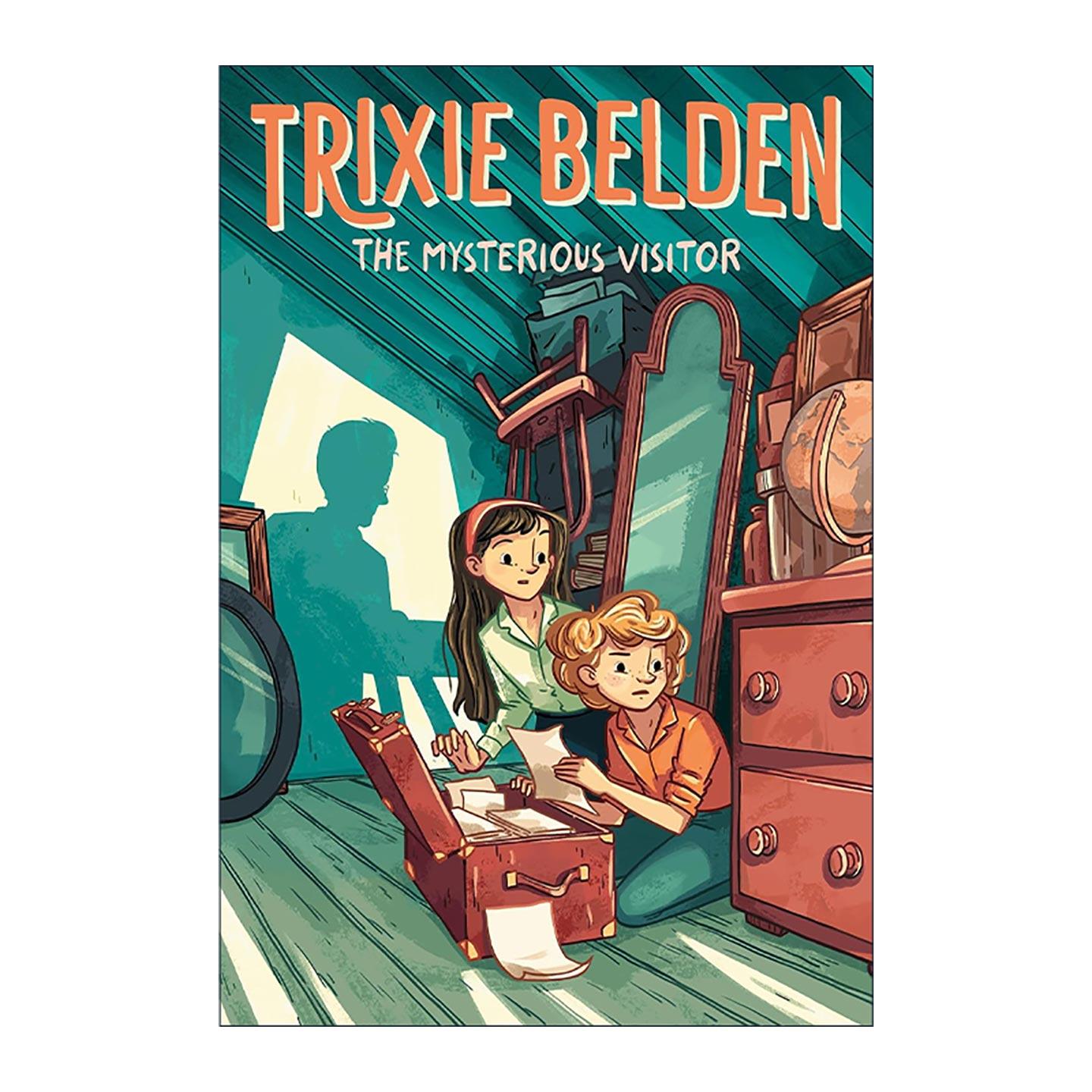 英文原版 The Mysterious Visitor Trixie Belden Girl Detective 04 少女侦探崔西·贝尔登系列4 神秘访客 儿童推理小说 英文版