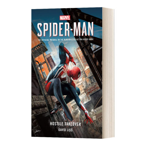 英文原版小说 Marvel’s SPIDER-MAN Hostile Takeover 漫威蜘蛛侠 敌意收购 官方授权前传小说 英文版 进口英语原版书籍 - 封面