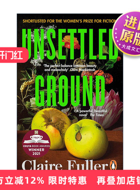英文原版 Unsettled Ground 未定之地 克莱尔·富勒 女性文学奖短名单 英文版 进口英语原版书籍