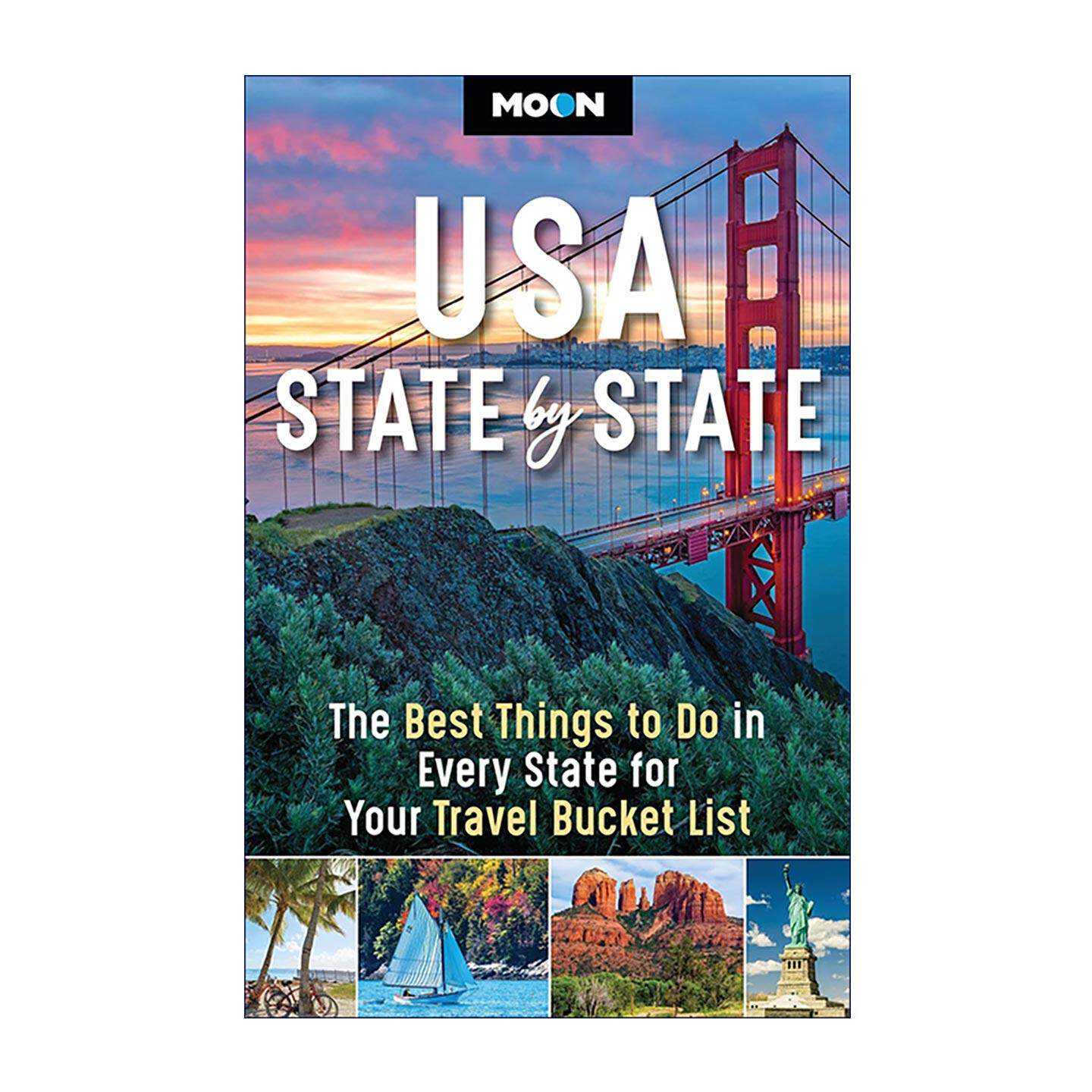 英文原版 Moon USA State by State 美国各州风土人情 修订版 Moon旅行指南 英文版 进口英语原版书籍